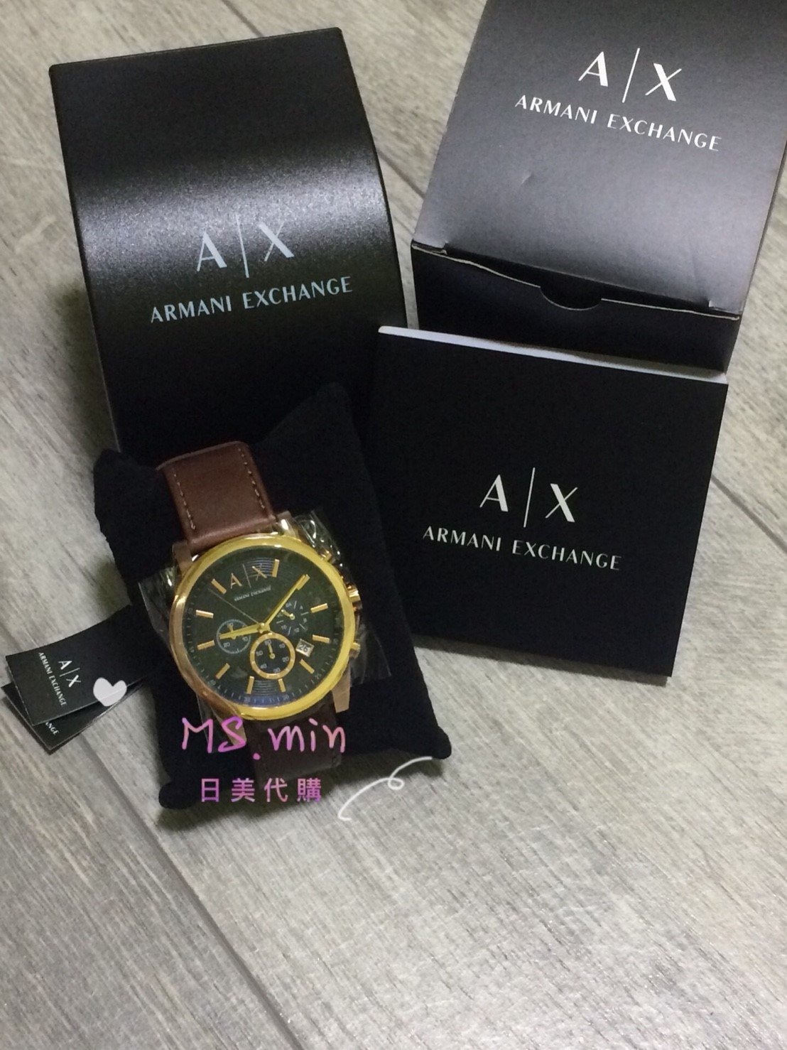 現貨實拍 Armani Exchange AX2508 穩重 中性款 三眼款 男錶 中性錶 | Yahoo奇摩拍賣