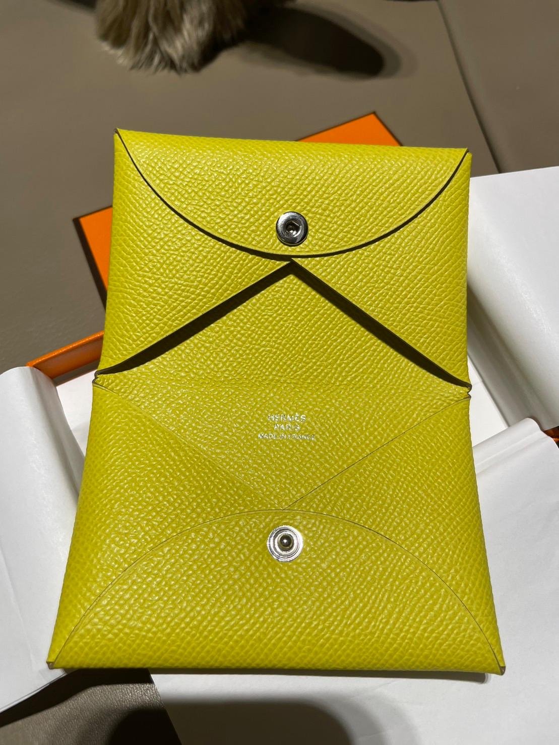 HERMES エルメス Calvi エバーカラー - 名刺入れ