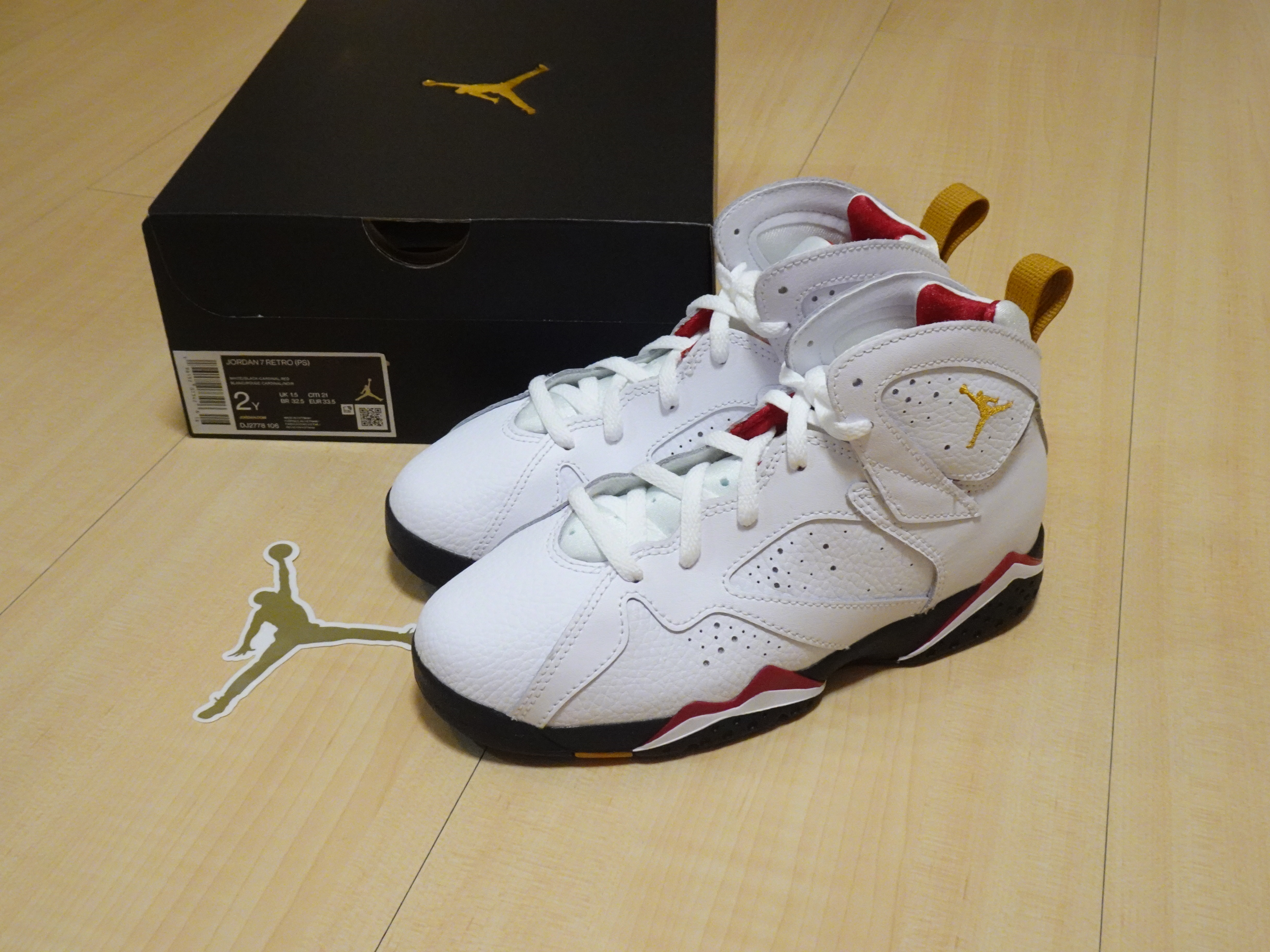 Nike Air Jordan 7 RETRO PS Cardinal AJ7喬丹七代男女中童籃球鞋