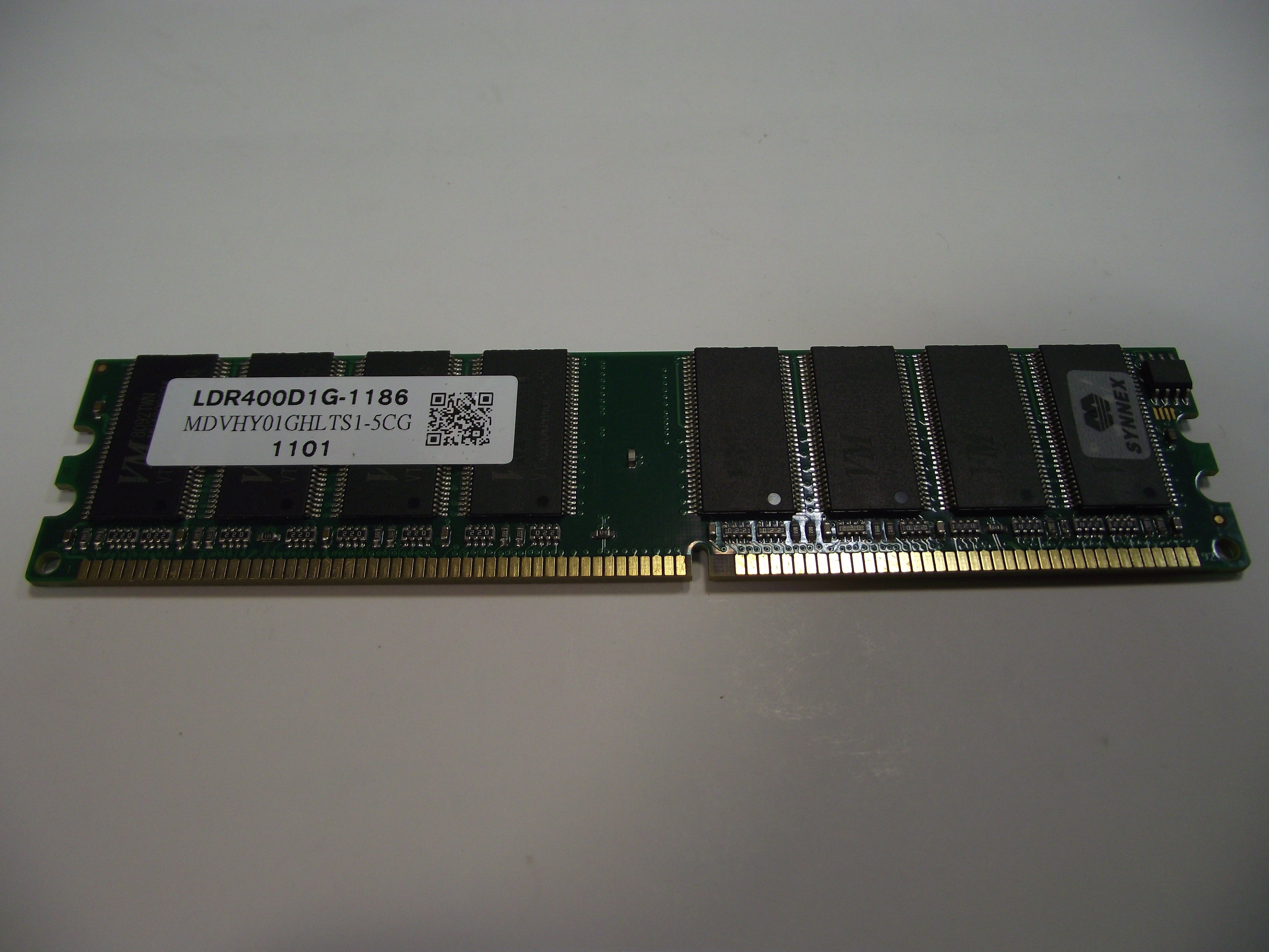 二手SDRAM-DDR400 1G SYNNEX LDR400D1G-1186 | Yahoo奇摩拍賣