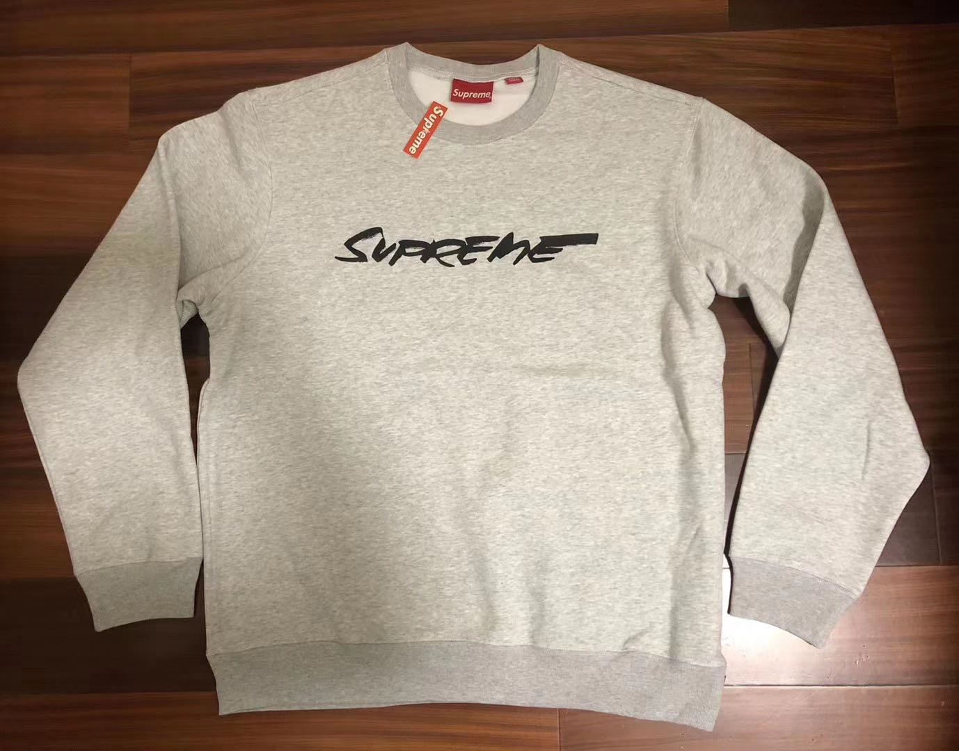 美國潮牌Supreme 秋冬20Aw Futura Logo Crewneck 草寫字體体抓绒毛長袖