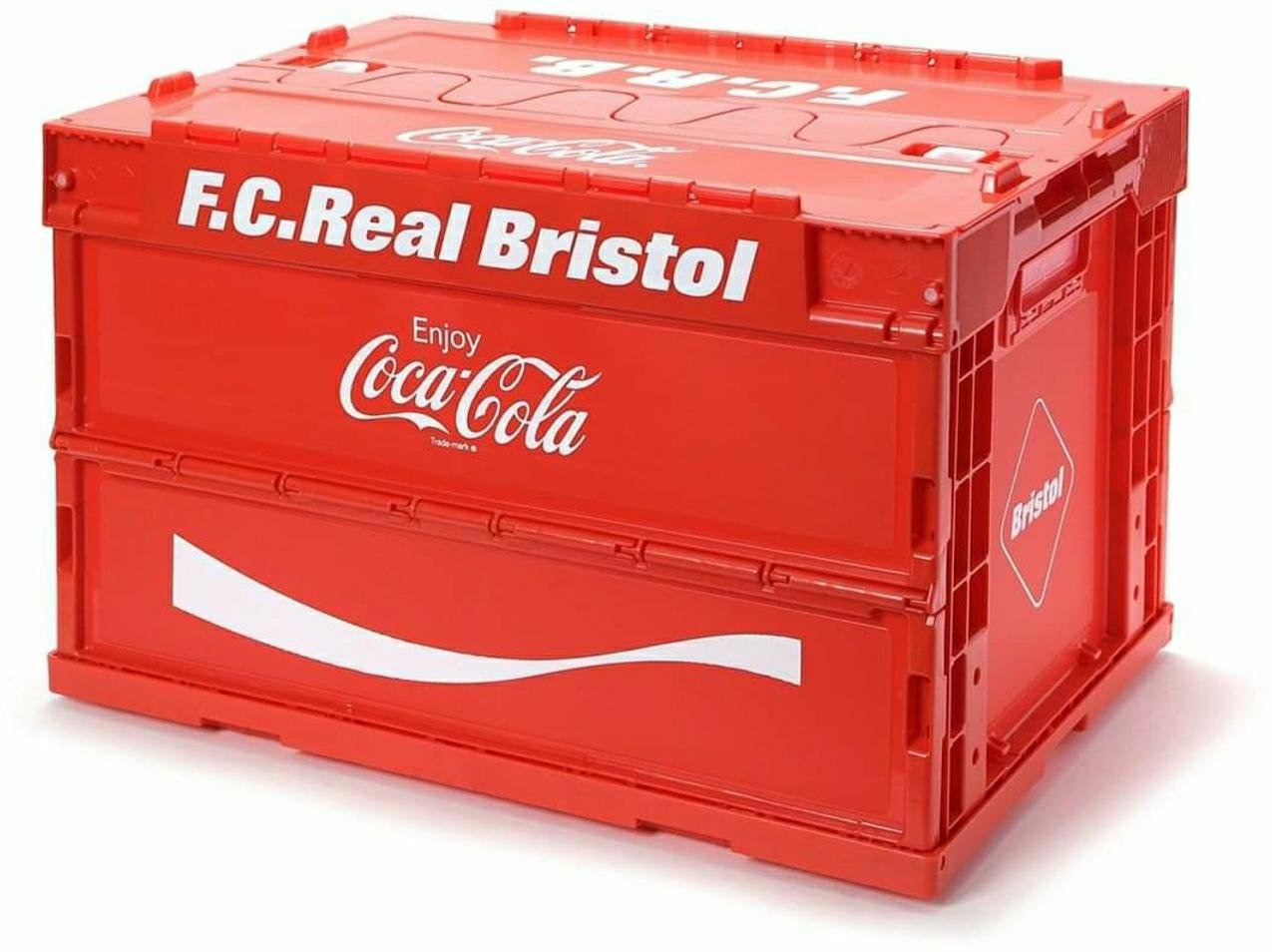 FCRB x Coca Cola 可口可樂聯名Foldable Container 摺疊收納箱折疊紅色