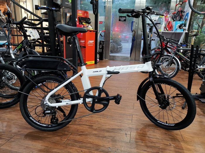 小哲居 HASA HALO 摺疊電動輔助自行車 3色 電動車 電單車 20吋輪 8段變速 有閃電標章