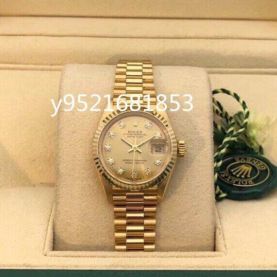 二手正品 ROLEX 勞力士 蠔式 69173 瑞士自動機芯 機械錶 錶徑26mm 金十鑽面盤 藍寶石鏡面 腕錶