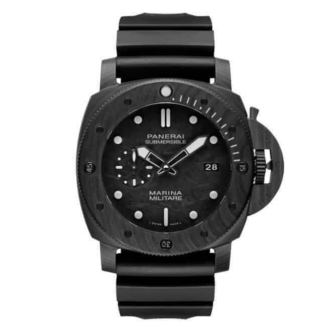 【玩錶交流】已使用品 沛納海 PANERAI PAM979 PAM00979 碳纖維材質 Submersible Carbotech 47mm 2021年保卡