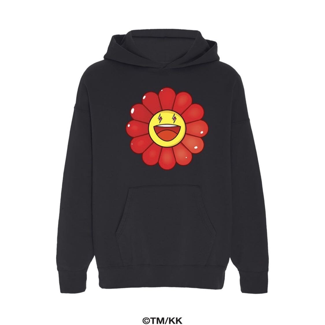 Jbalvin x Takashi Mauakami 村上隆親自示範聯名限量hoodie XL 紅色和