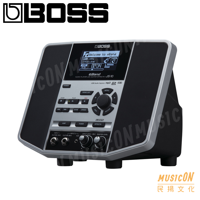 【民揚樂器】BOSS eBand JS-10 內建GT-100 電吉他綜合效果器 數位錄音工作站 電吉他綜效 JS10