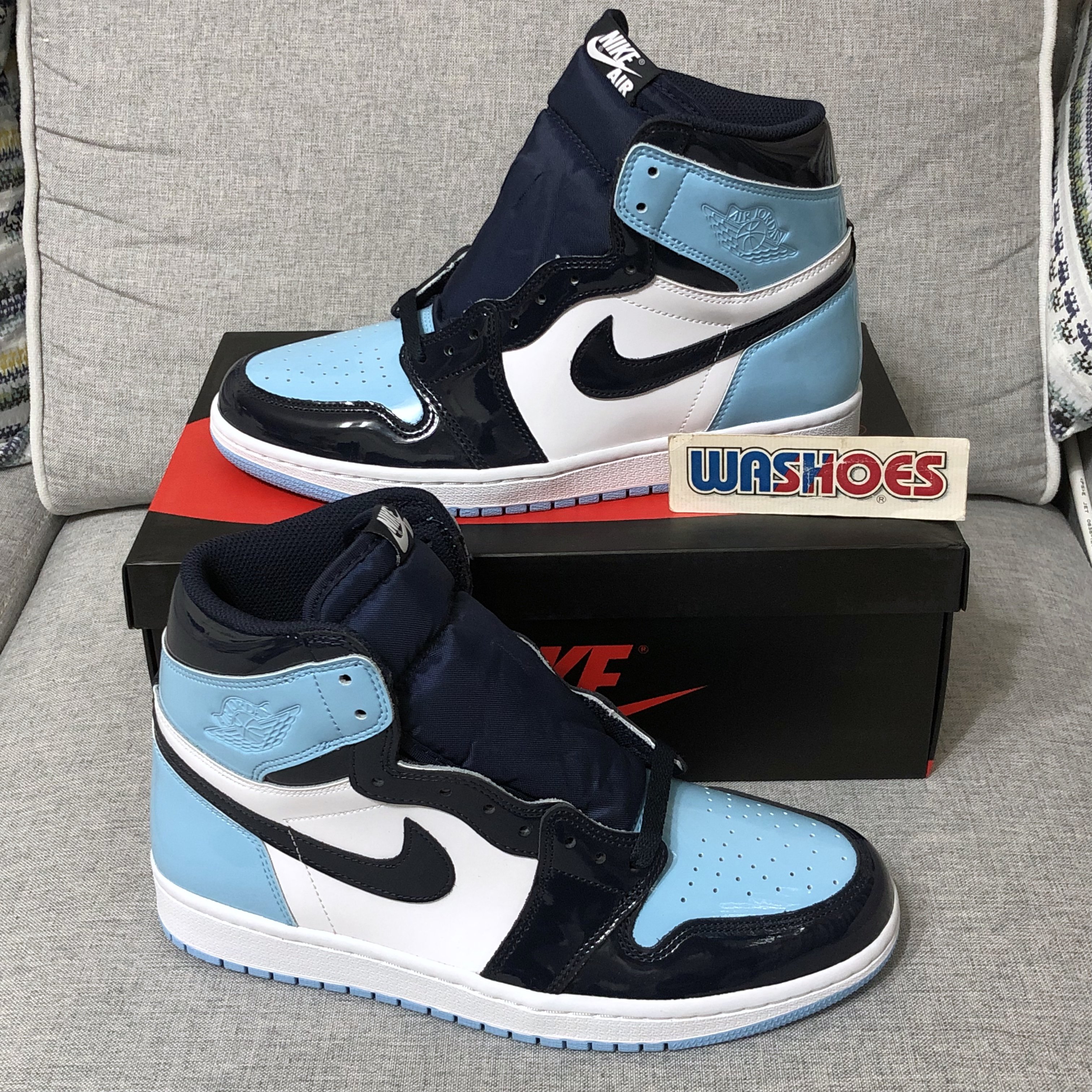 Washoes Air Jordan 1 Hi OG Blue Chill 藍水藍CD0461-401 現貨明星賽