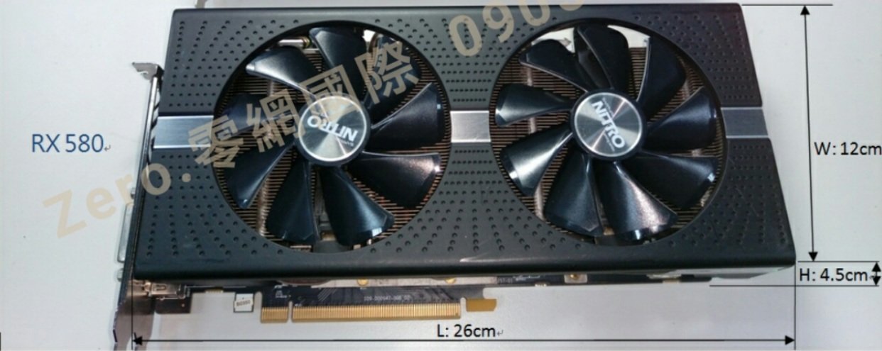 【零網國際】SAPPHIRE RX580 NITRO+ Radeon™ /AMD 580 8G /福利品