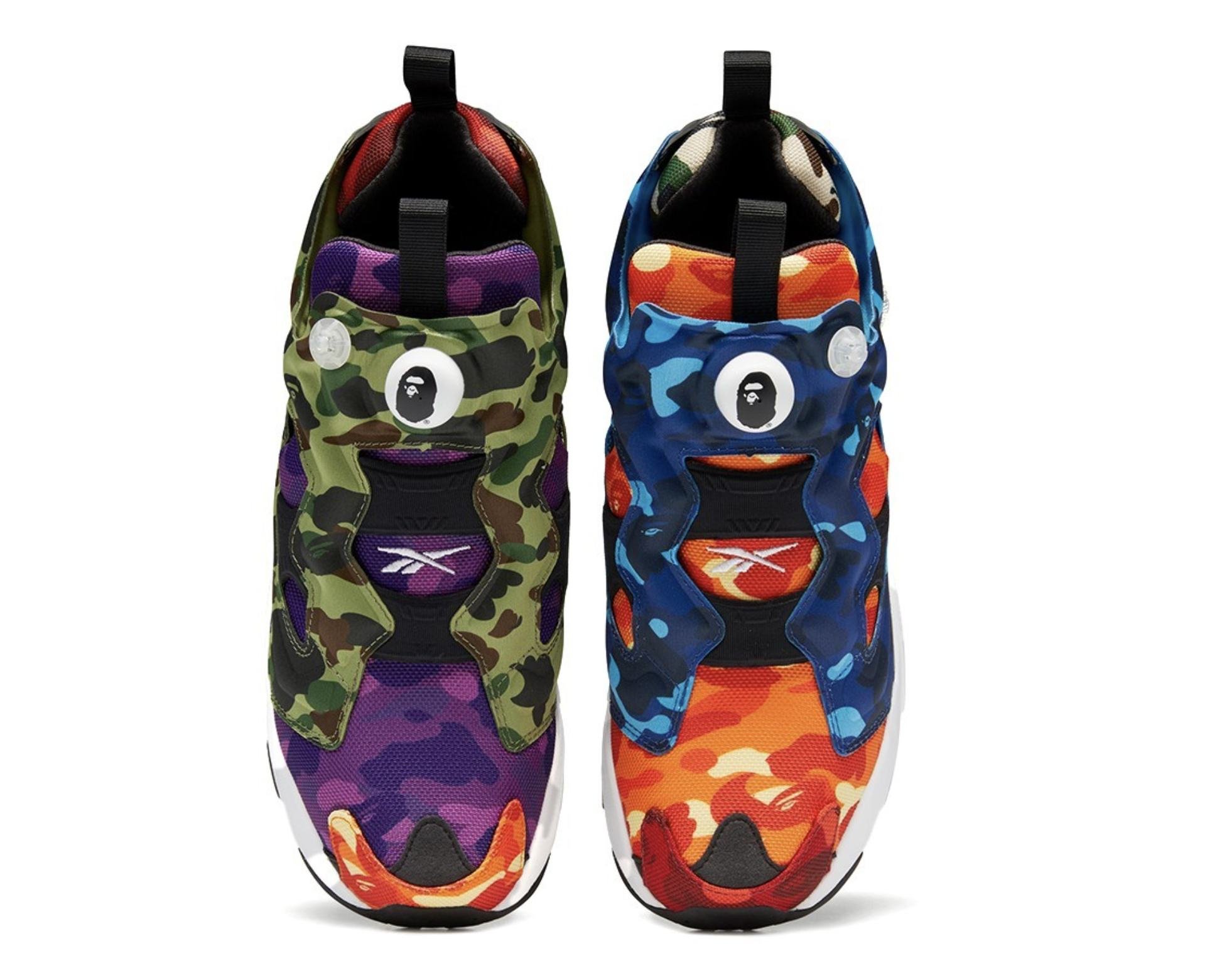 Butler] 最後現貨Reebok x Bape Instapump Fury OG 雙色迷彩Q47370