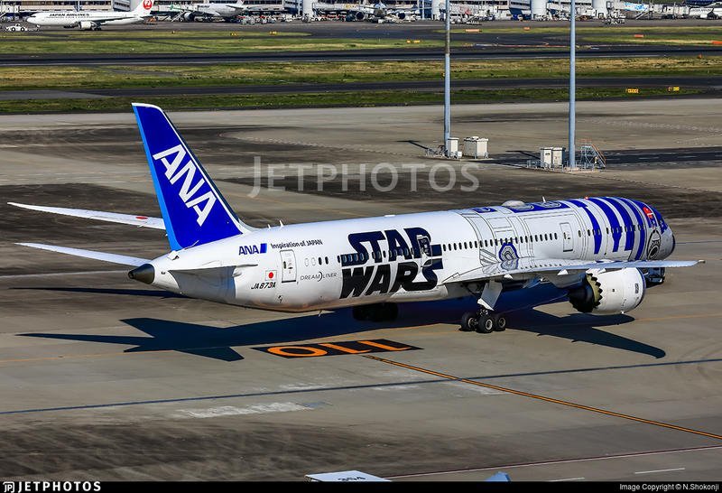 飛行夢想家**1/200 全日空ANA Boeing 787-9 JA873A R2D2 星際大戰