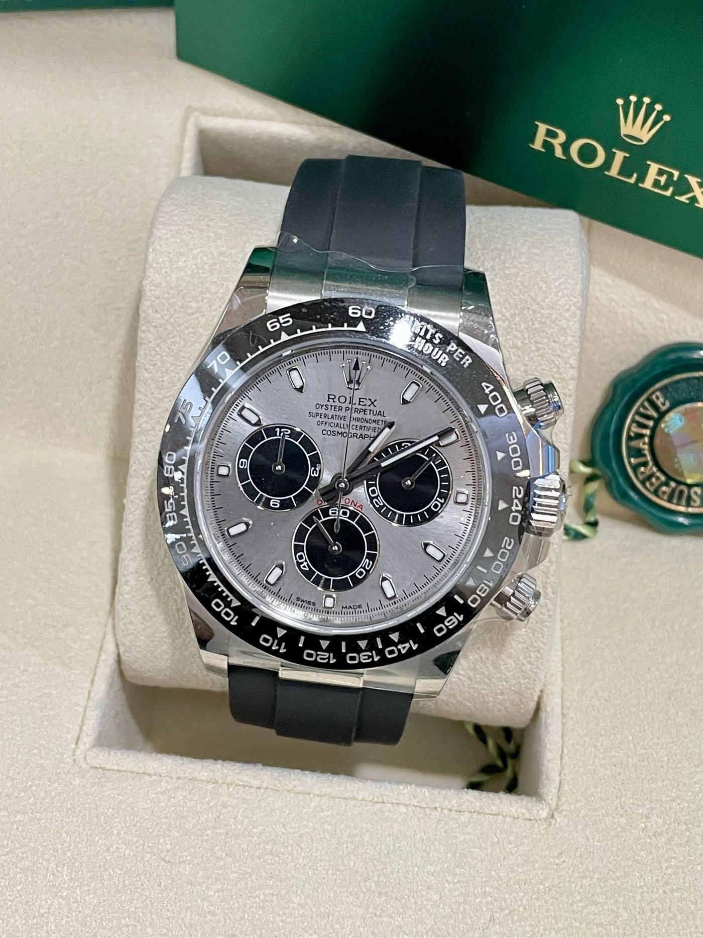 (已交流）23年全新Rolex 勞力士116519LN 灰面迪通拿