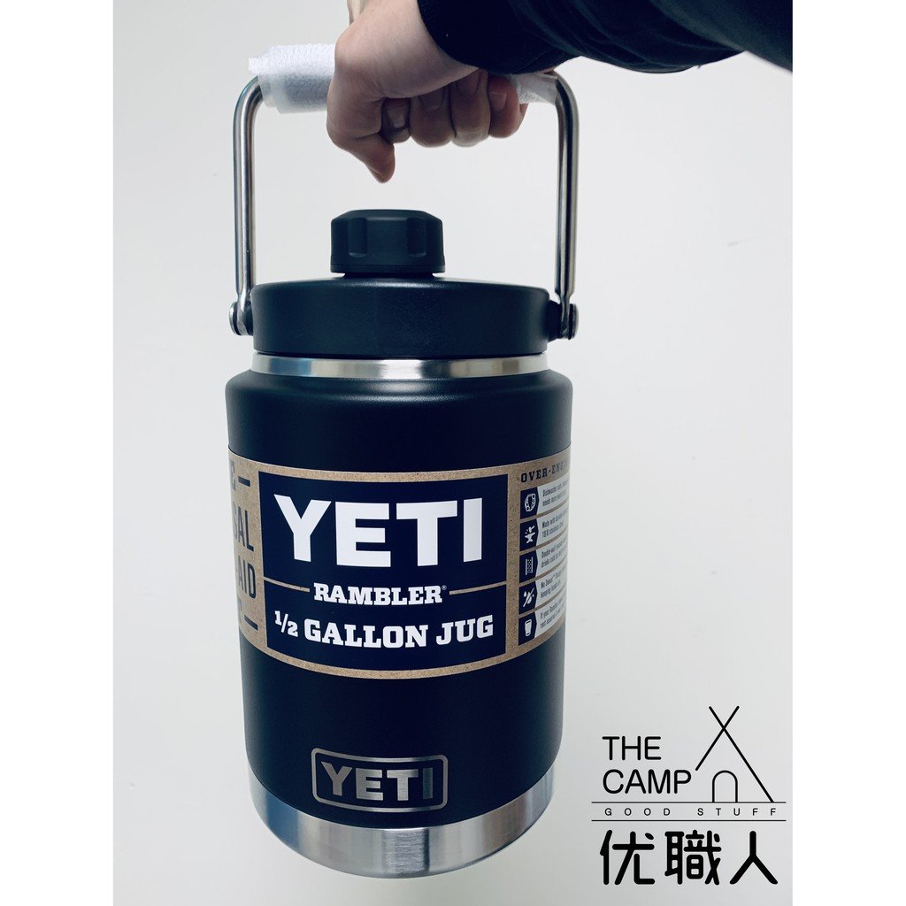 优職人台灣現貨】YETI Rambler Half-Gallon Jug 半加侖冰桶水壺保溫壺