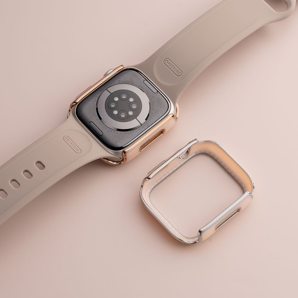 FOS》日本Apple Watch Series 8 7 6 5 4 SE 保護殼水鑽時尚可愛女生熱