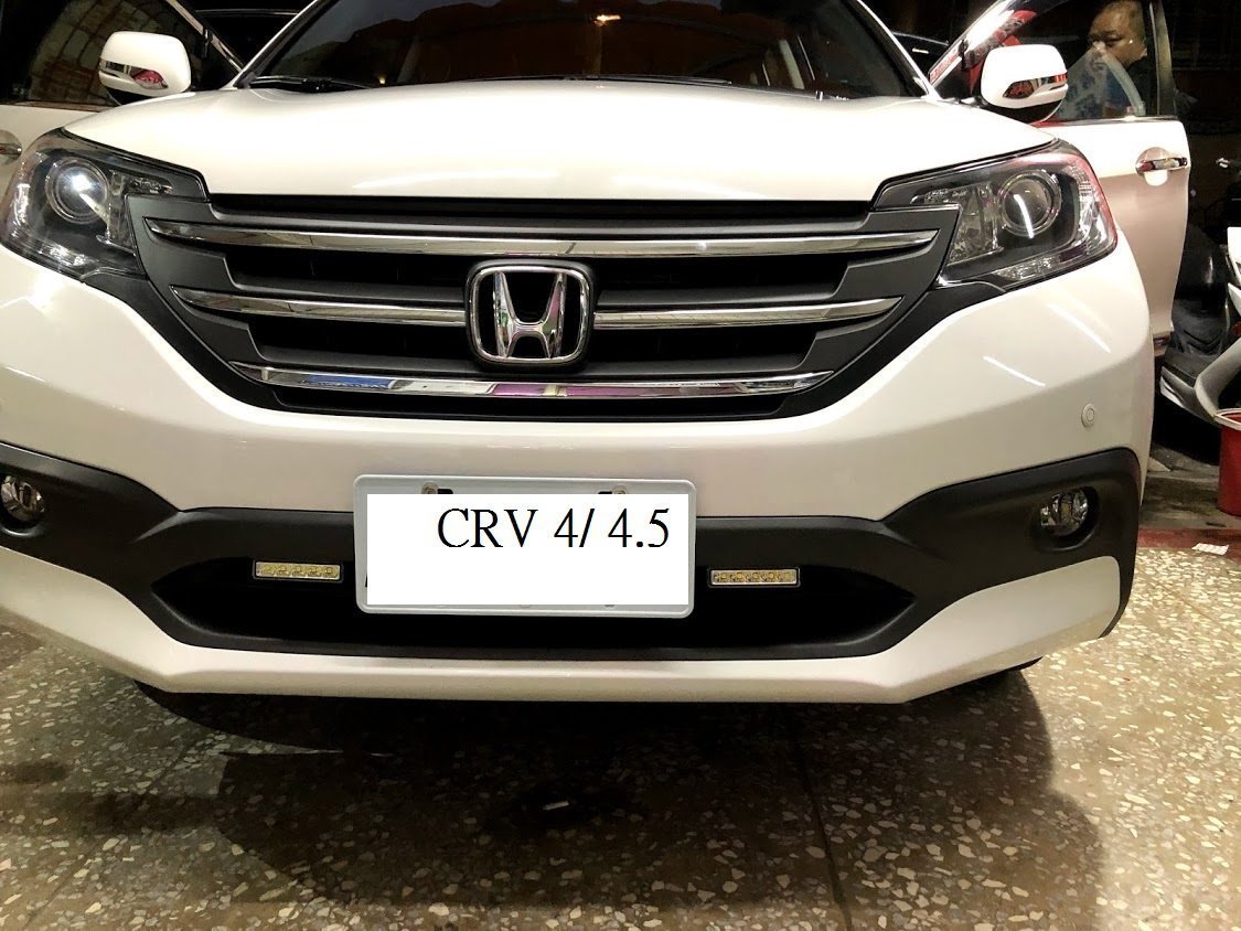 ☆雙魚座〃汽車〃CRV 2012~ CRV 4代 4.5代 日行燈實裝圖 福燦日行燈10cm MIT 保固2年