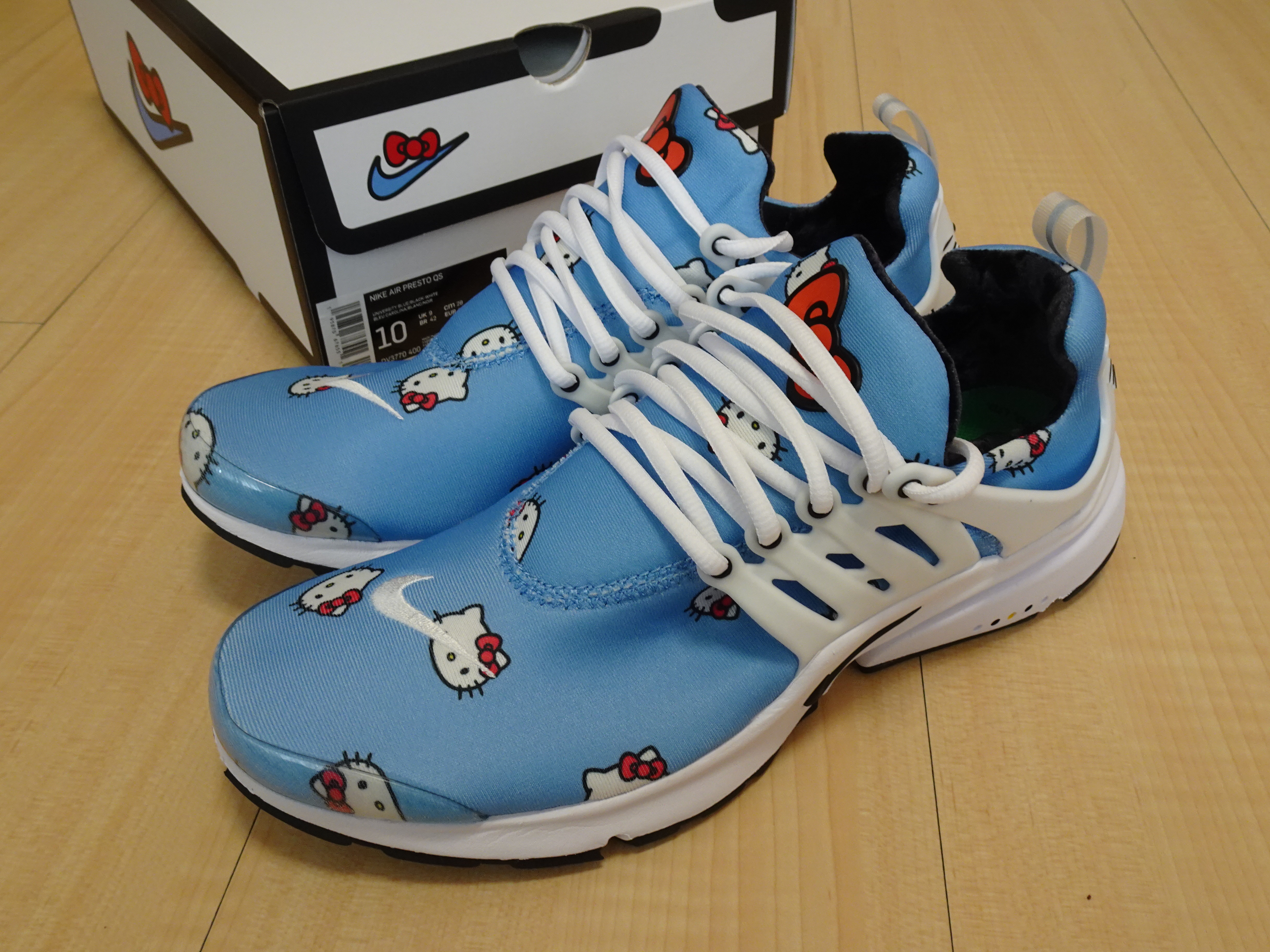 Nike Air Presto x Hello Kitty 白藍色人氣童話卡通凱蒂貓聯名紅色