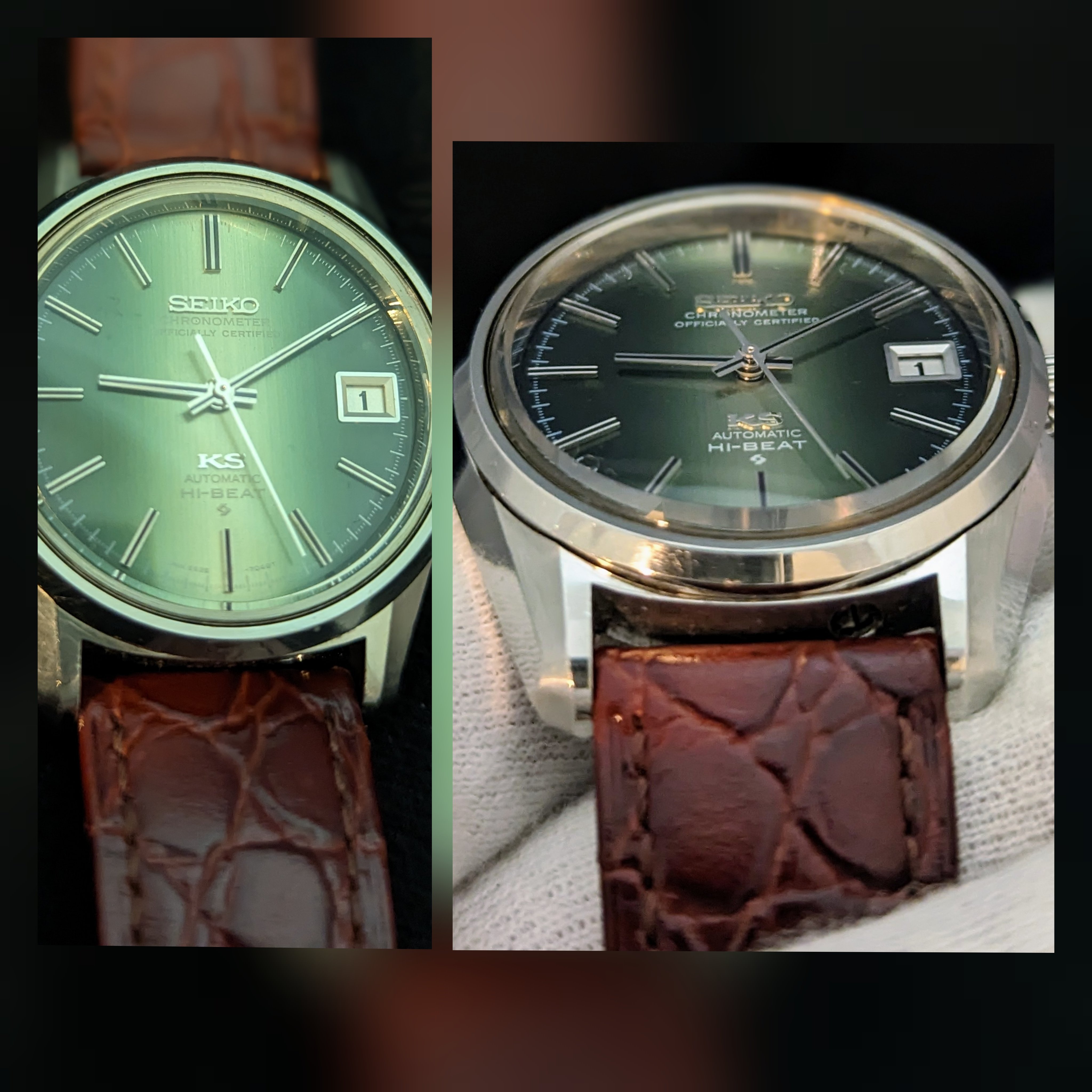 全部原裝超美品）罕見1970年代日本停產SEIKO精工高階天文臺(( KS