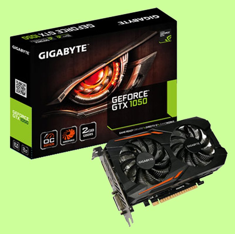 5Cgo【權宇】技嘉 GeForce GTX 1050 OC 2G 顯示卡(GV-N1050OC-2GD) 3年保 含稅