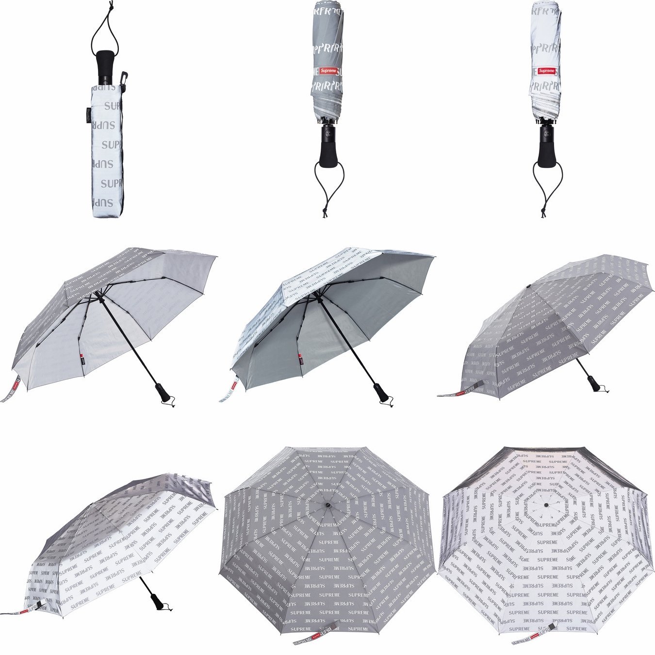 超搶手】全新正品Supreme x ShedRain Reflective Repeat Umbrella 反光