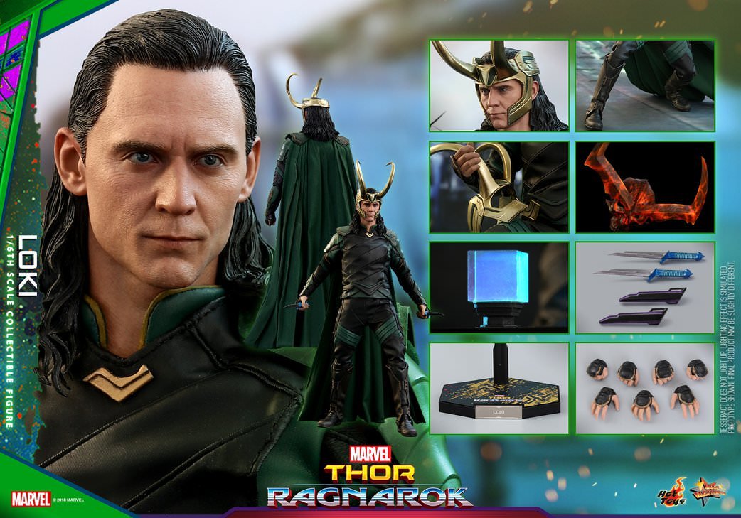 Marvel Thor Ragnarok Hot Toys ホットトイズ ロキ アメコミ