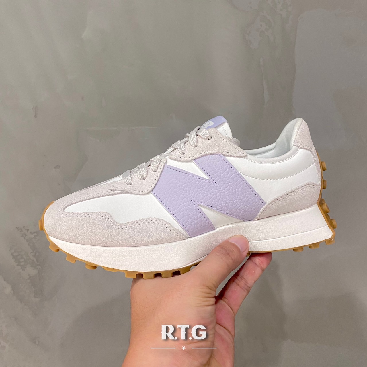 【RTG】NEW BALANCE 327 WS327OS 白色 薰衣草紫N N字鞋 復古 拼接 NB327 女鞋