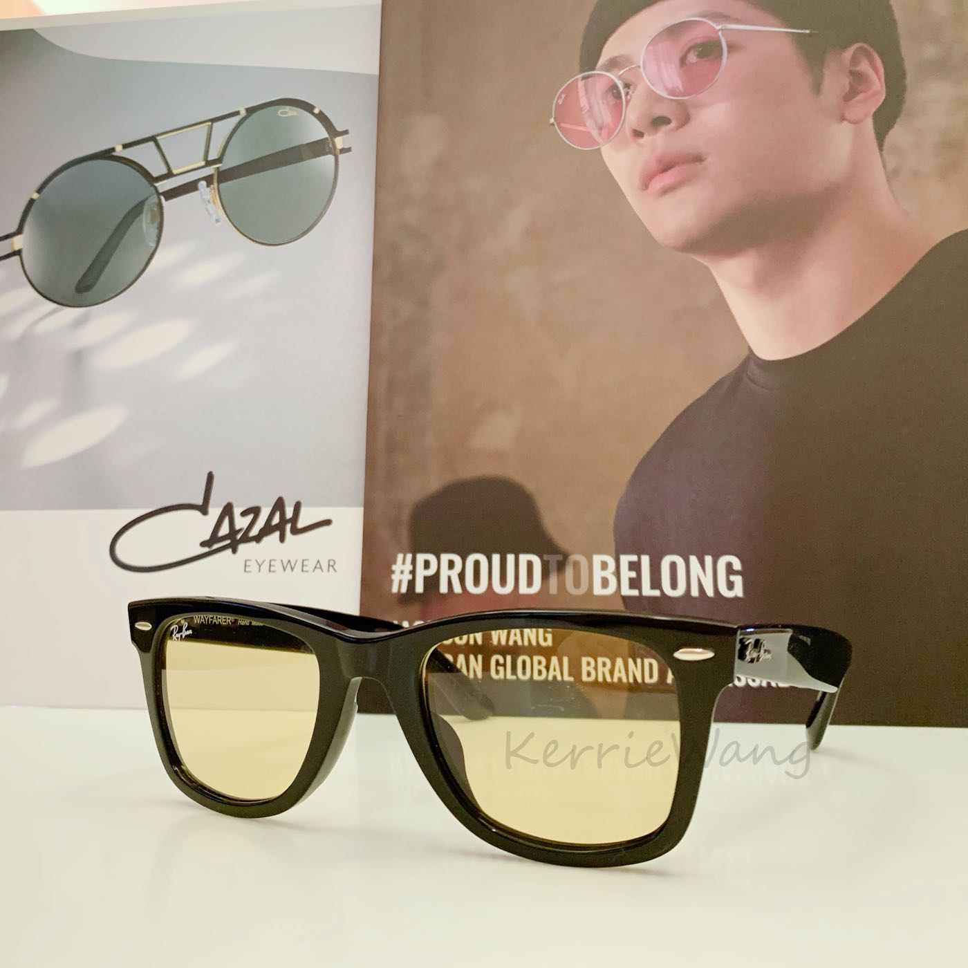 RayBan雷朋 經典黑色太陽眼鏡 淺黃夜視鏡片 亞洲版 舒適高鼻翼 RB2140F 901 R6 52mm 堂本剛配戴款 2140