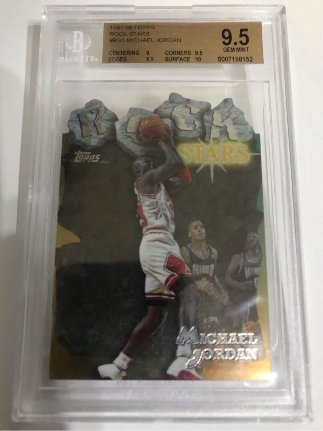 1997 TOPPS ROCK STARS MICHAEL JORDAN-