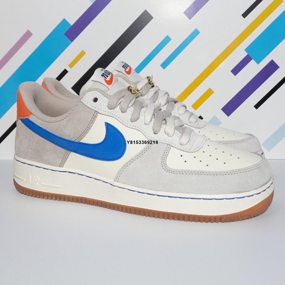 Nike Air Force 1 '07 SE First Use 米白藍金扣休閒鞋DA8302-100