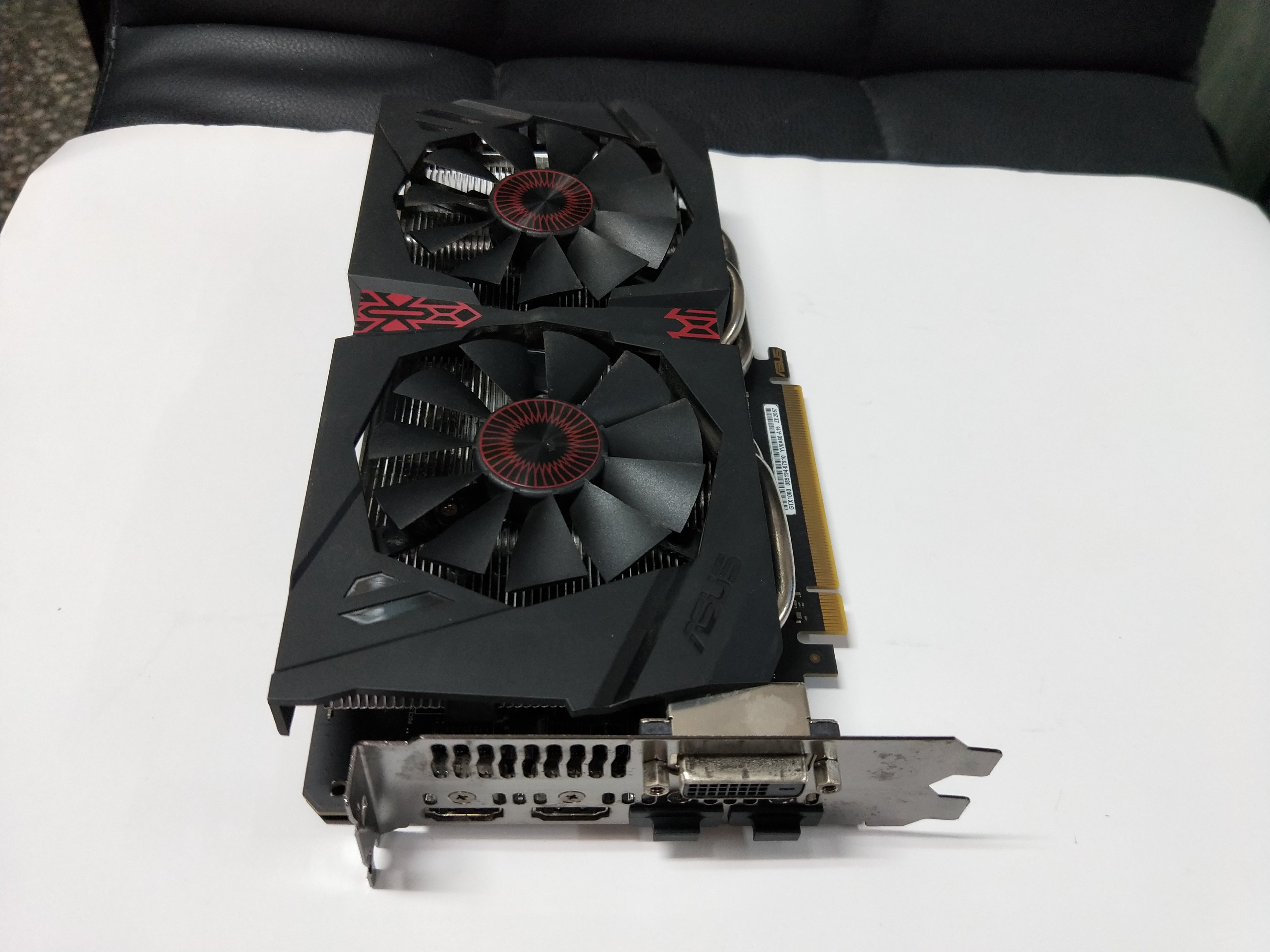 華碩ASUS STRIX-GTX1060-DC2O6G 6G DDR5 顯示卡二手良品$2500 | Yahoo