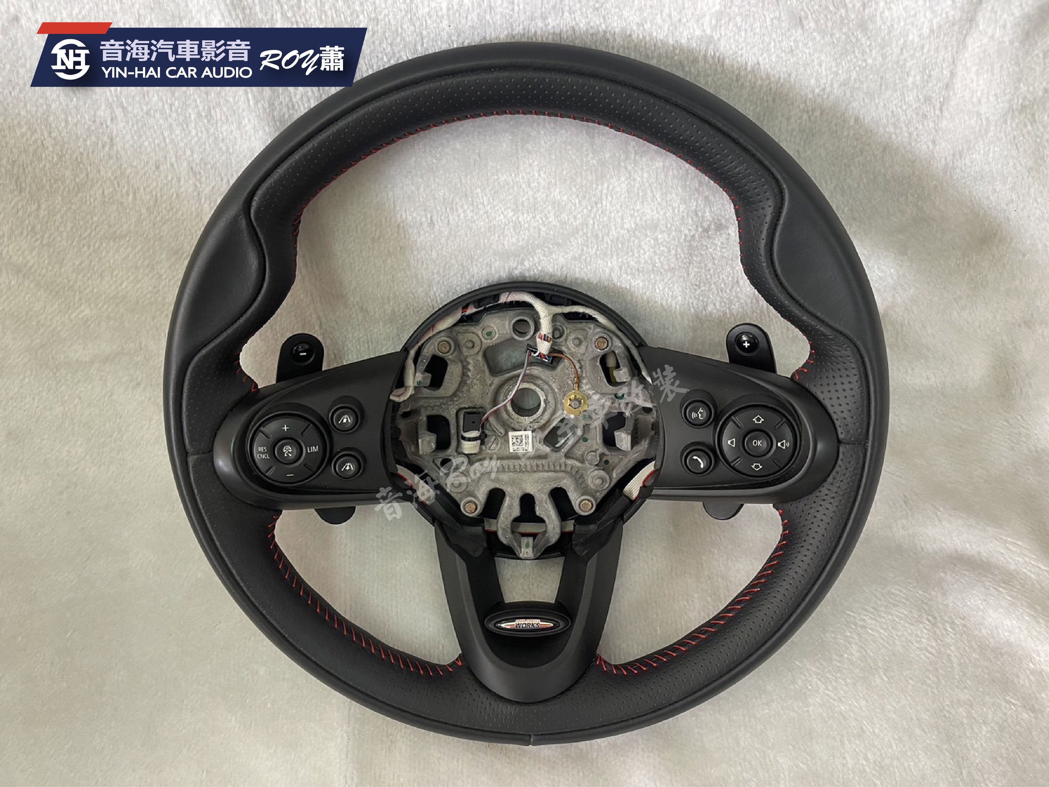 [ROY蕭]  MINI COOPER S F55 F56 原廠 全車系 JCW 方向盤 含換檔播片快撥 全新