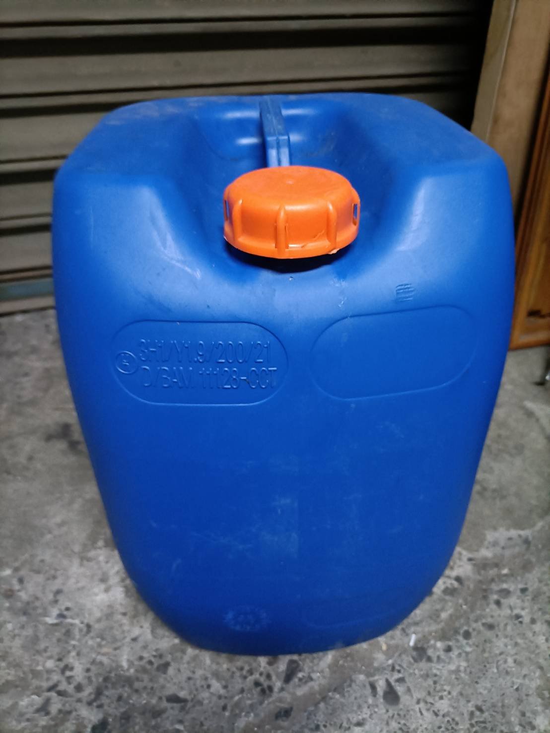 【銓芳家具】30公升 30L 塑膠桶 化學桶 加厚款 耐腐蝕化工桶 藍色方桶 水桶 農用 工廠用 家用 HDPE 耐酸鹼