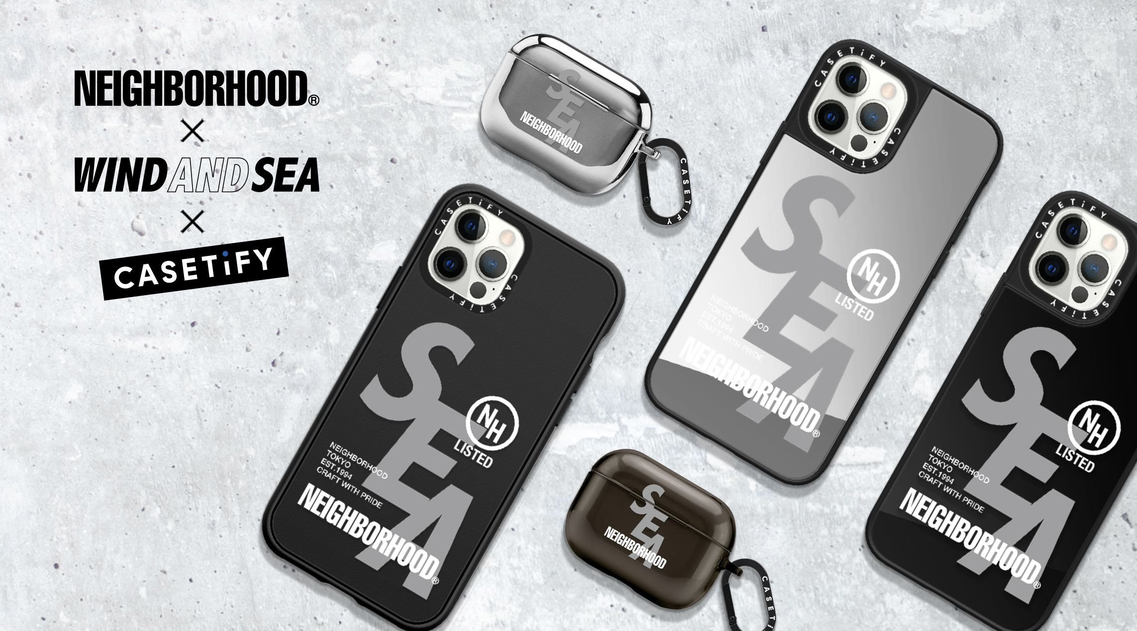 人気SALE爆買いWIND AND SEA iPhone12 mini CASETIFY フィルム iPhoneケース