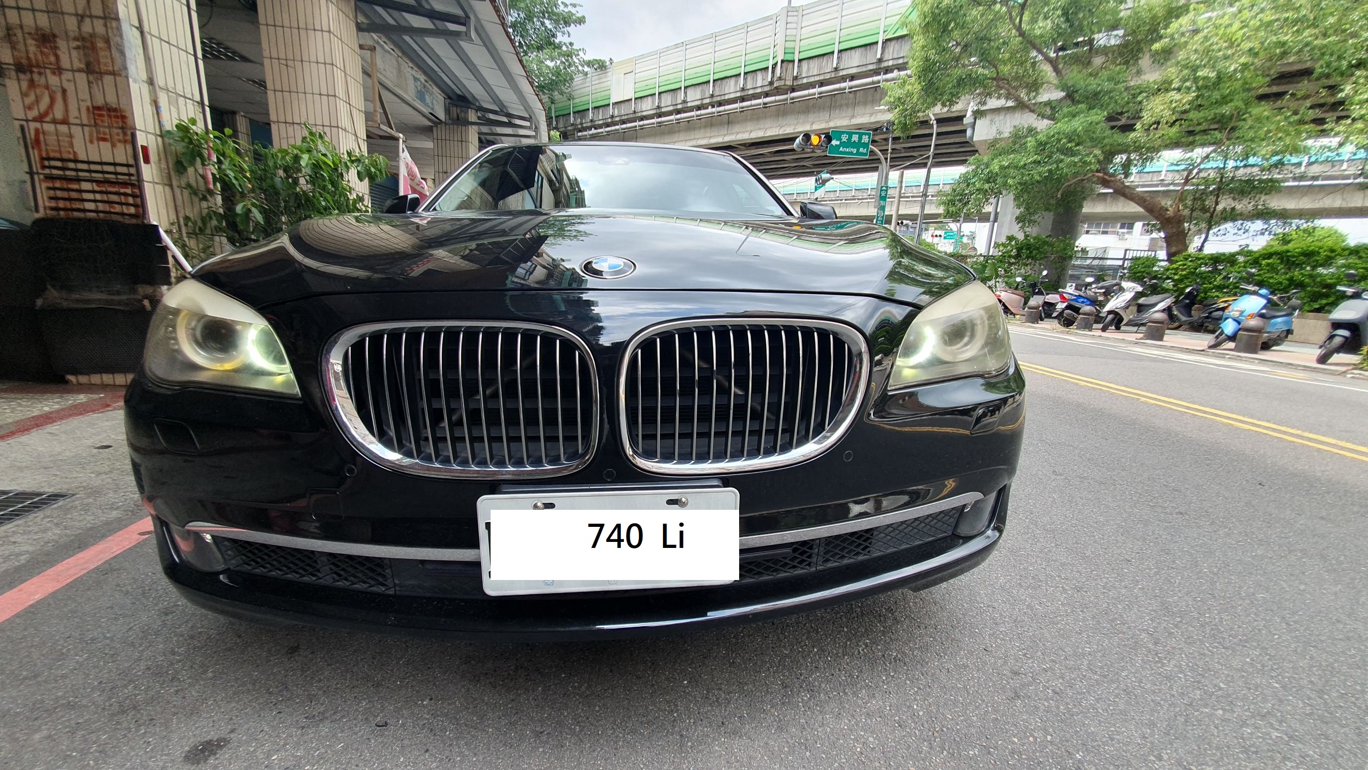 新店【阿勇的店】2009~2015 BMW 740Li 大燈光圈天使眼/H8/白光/正CREE燈珠F02 BMW7系列