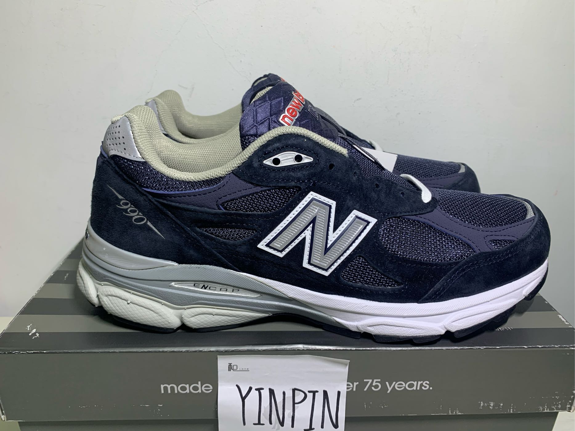 YP NEW BALANCE 990 NB3 V3 Navy 海軍藍NB990 RDA RDB RA RC 992GR VS3