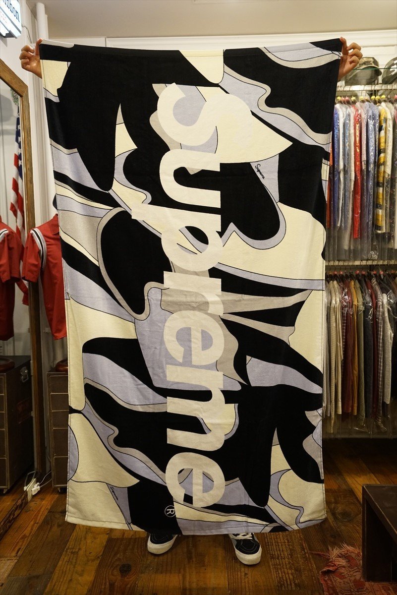 超搶手】全新正品2016 SS 春夏Supreme Abstract Beach Towel 浴巾沙灘