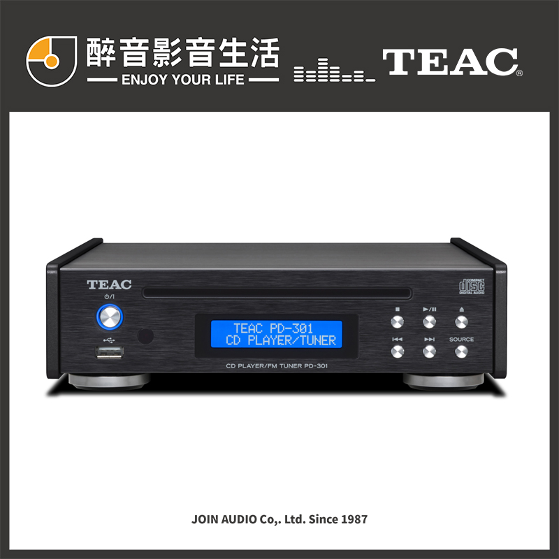 醉音影音生活】日本Teac PD-301-X CD唱盤/CD播放機/CD播放器.USB/FM