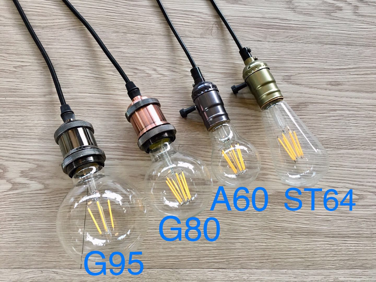 【台灣現貨】 ST64｜A60｜G80｜G95｜G125｜愛迪生燈泡｜工業風燈泡｜仿鎢絲燈泡