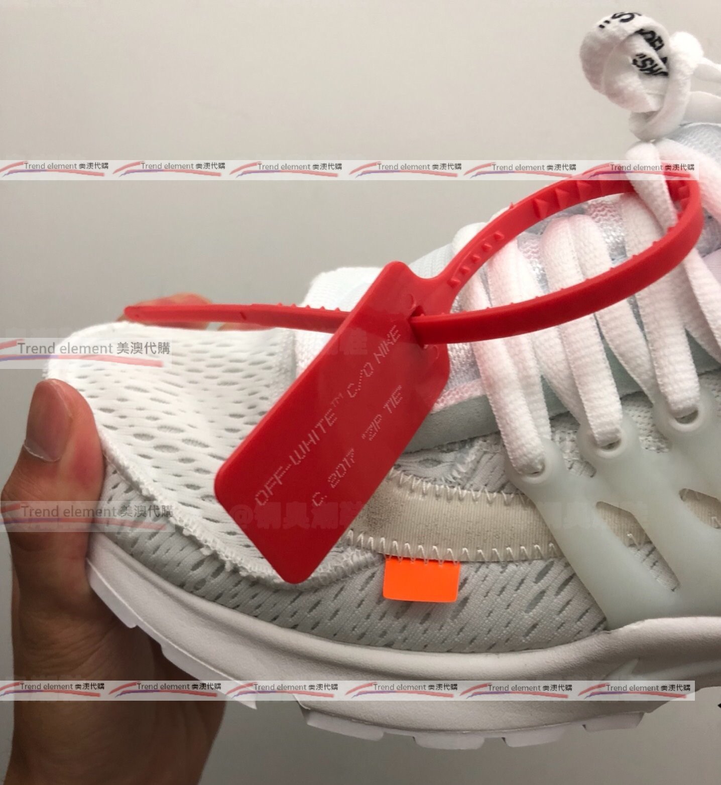 美澳代購OFF-WHITE x Nike Air Presto AA3830-002 THE TEN 10 魚骨白黑