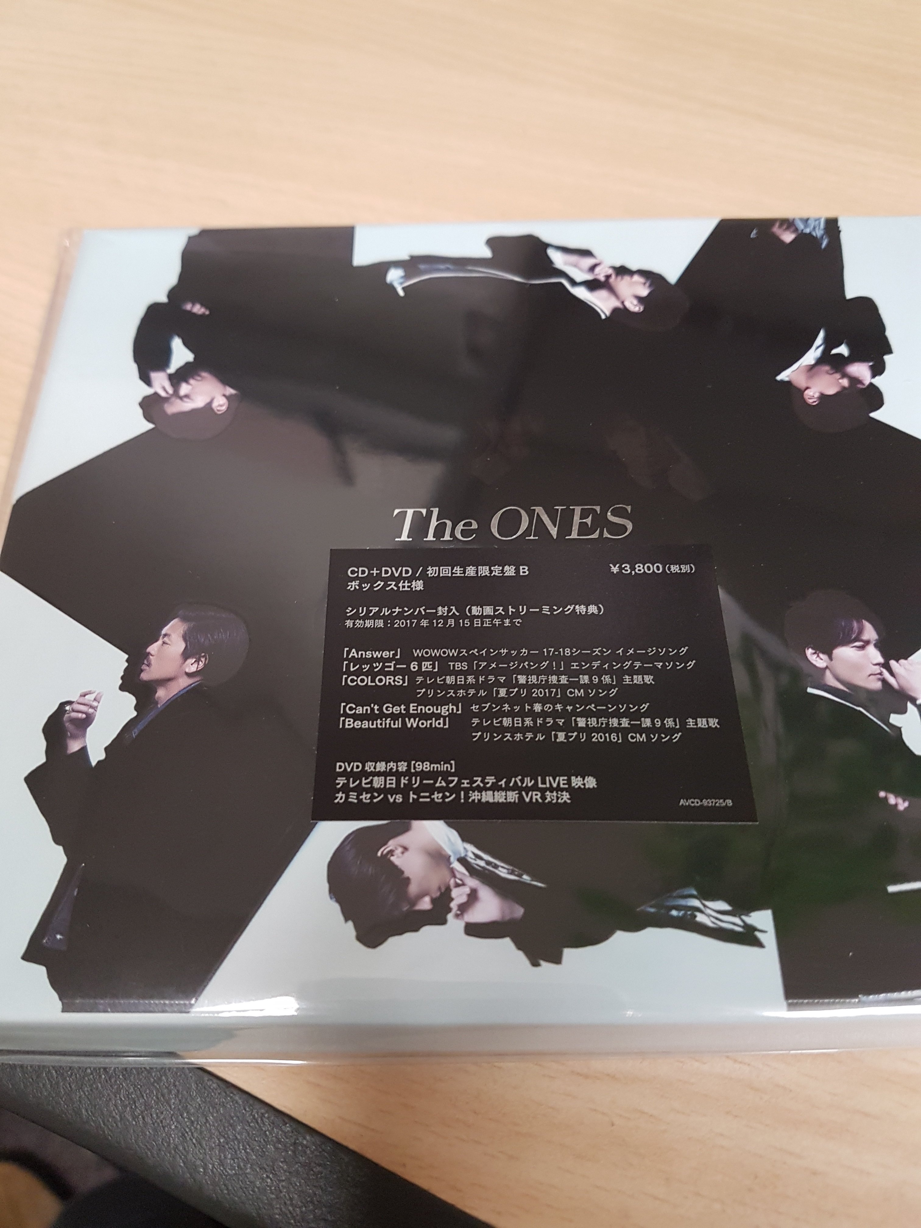 V6 日版專輯The one's 限定初回B 盤+dvd 全新未拆| Yahoo奇摩拍賣