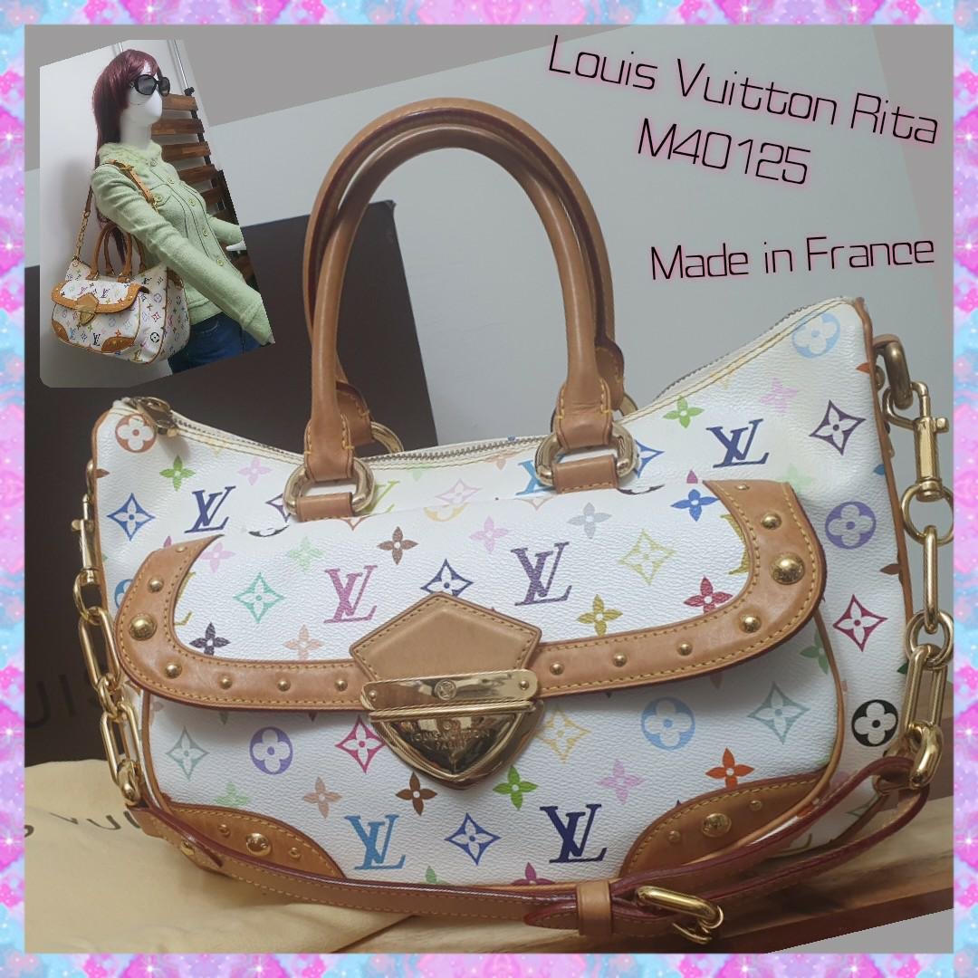Louis Vuitton LV M57462 Neverfull 白三彩扑克牌购物袋
