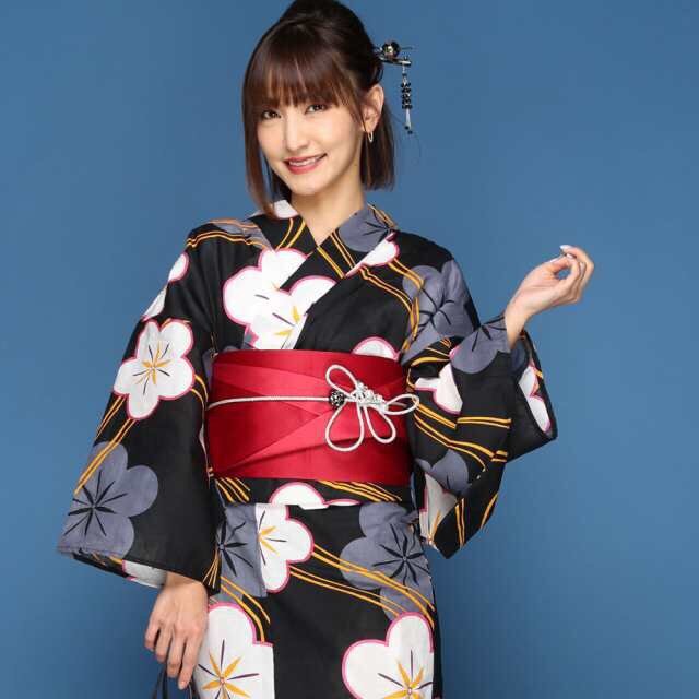 日本和服浴衣女傳統款式純棉面料花火大會 Yahoo奇摩拍賣