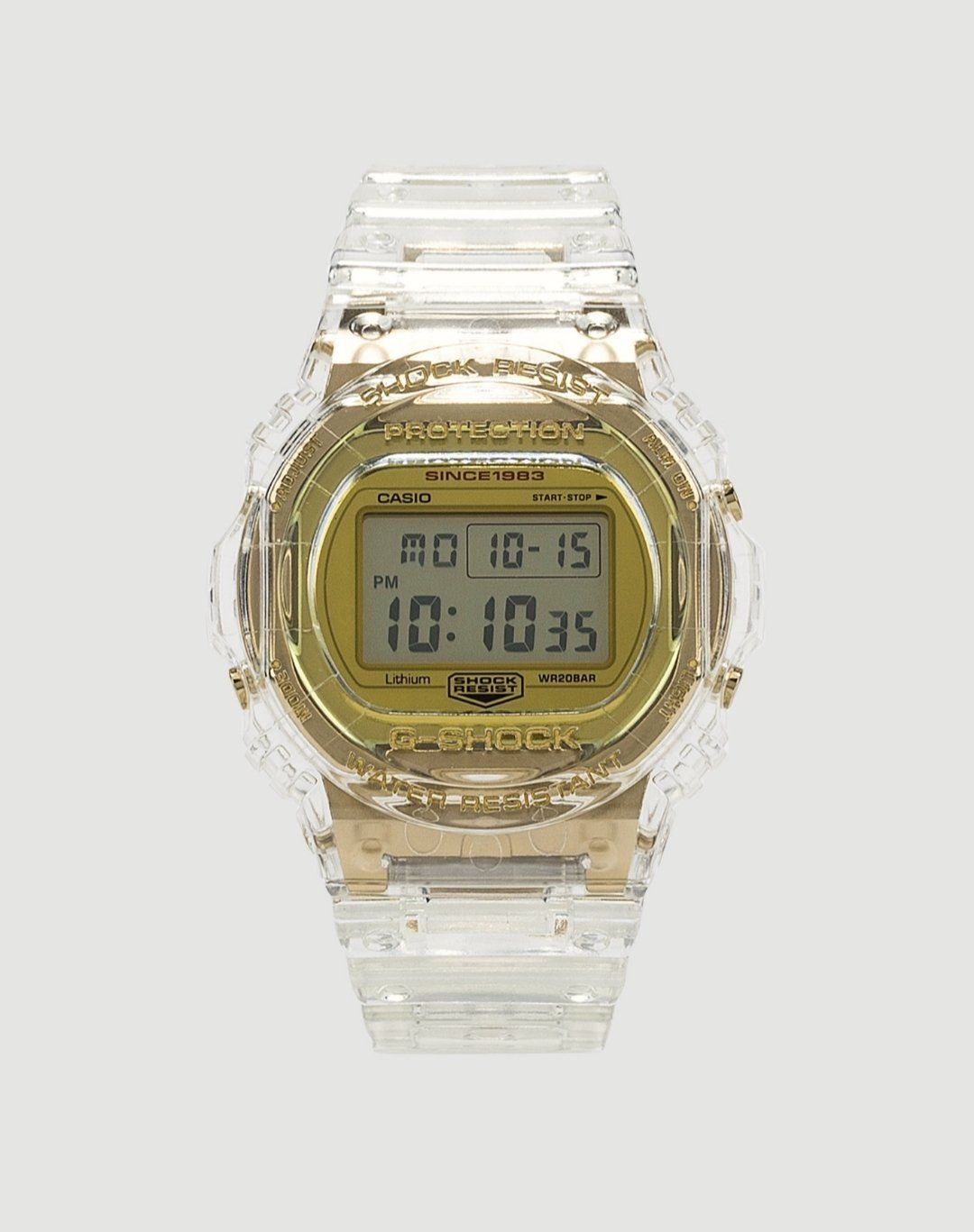 CASIO G-SHOCK 35週年35th 手錶紀念錶GLACIER GOLD DW-5735E-7ADR