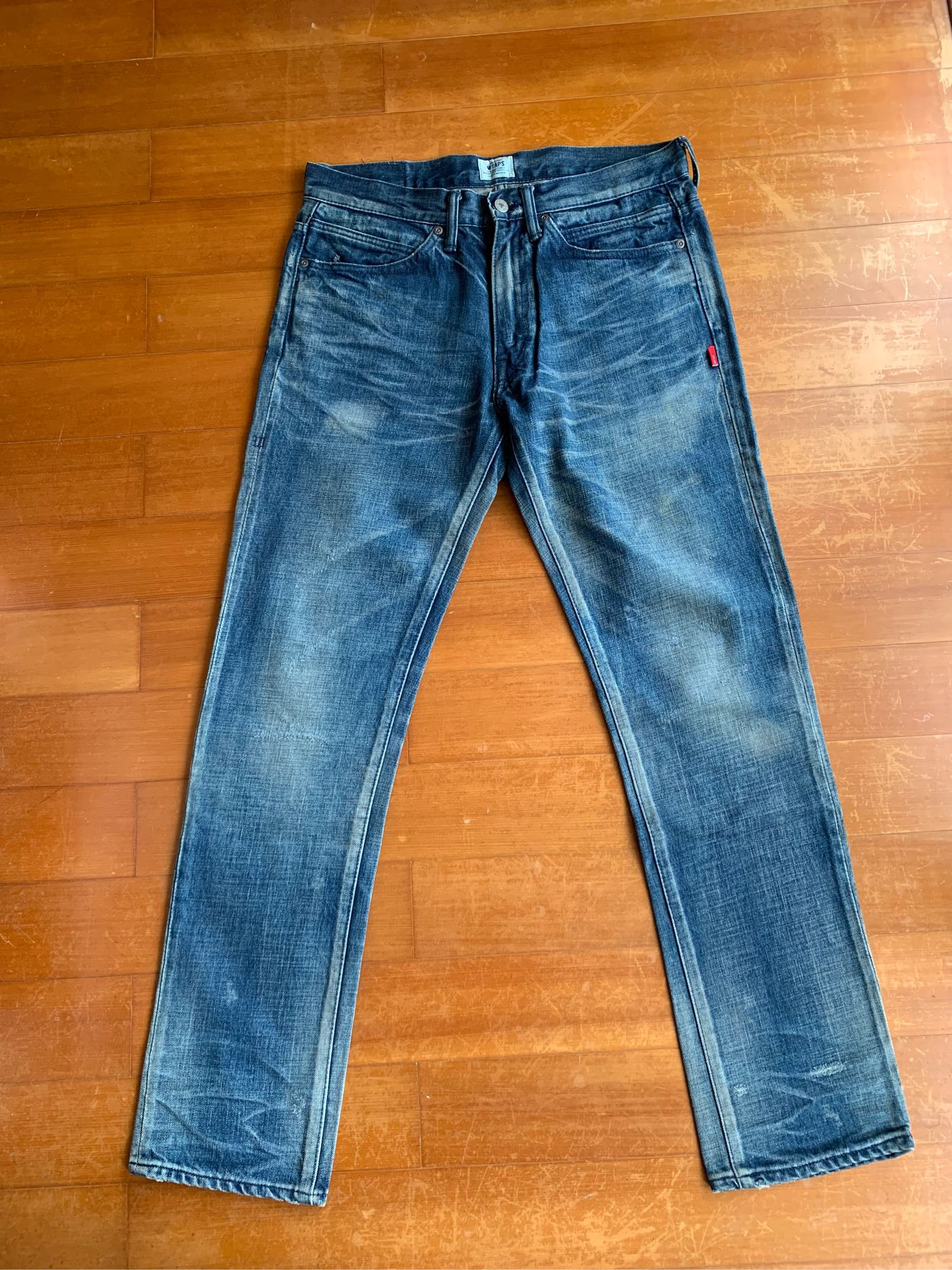 Wtaps BLUES VERY SKINNY TRASH TROUSERS COTTON DENIM TRASH | Yahoo