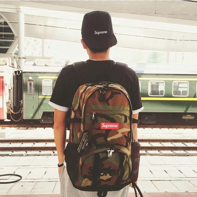 超搶手】全新正品2015 SS Supreme Backpack 38th 38代後背包字體logo