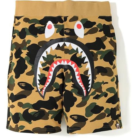 日貨代購CITY】A Bathing APE 1ST CAMO SHARK SWEAT SHORTS 鯊魚棉褲