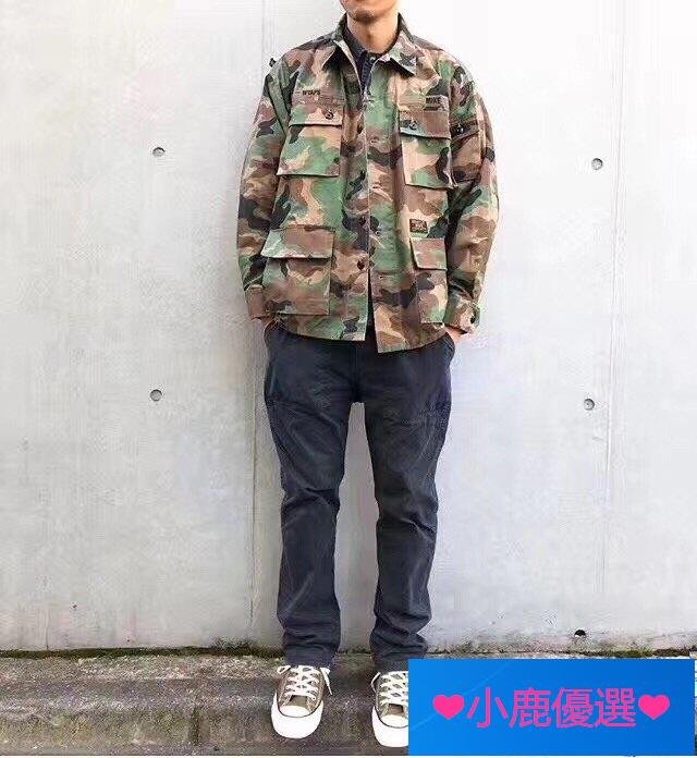 ❤小鹿嚴選❤全新免運WTAPS JUNGLE LS 02/SHIRT.COTTON.SATIN.CAMO