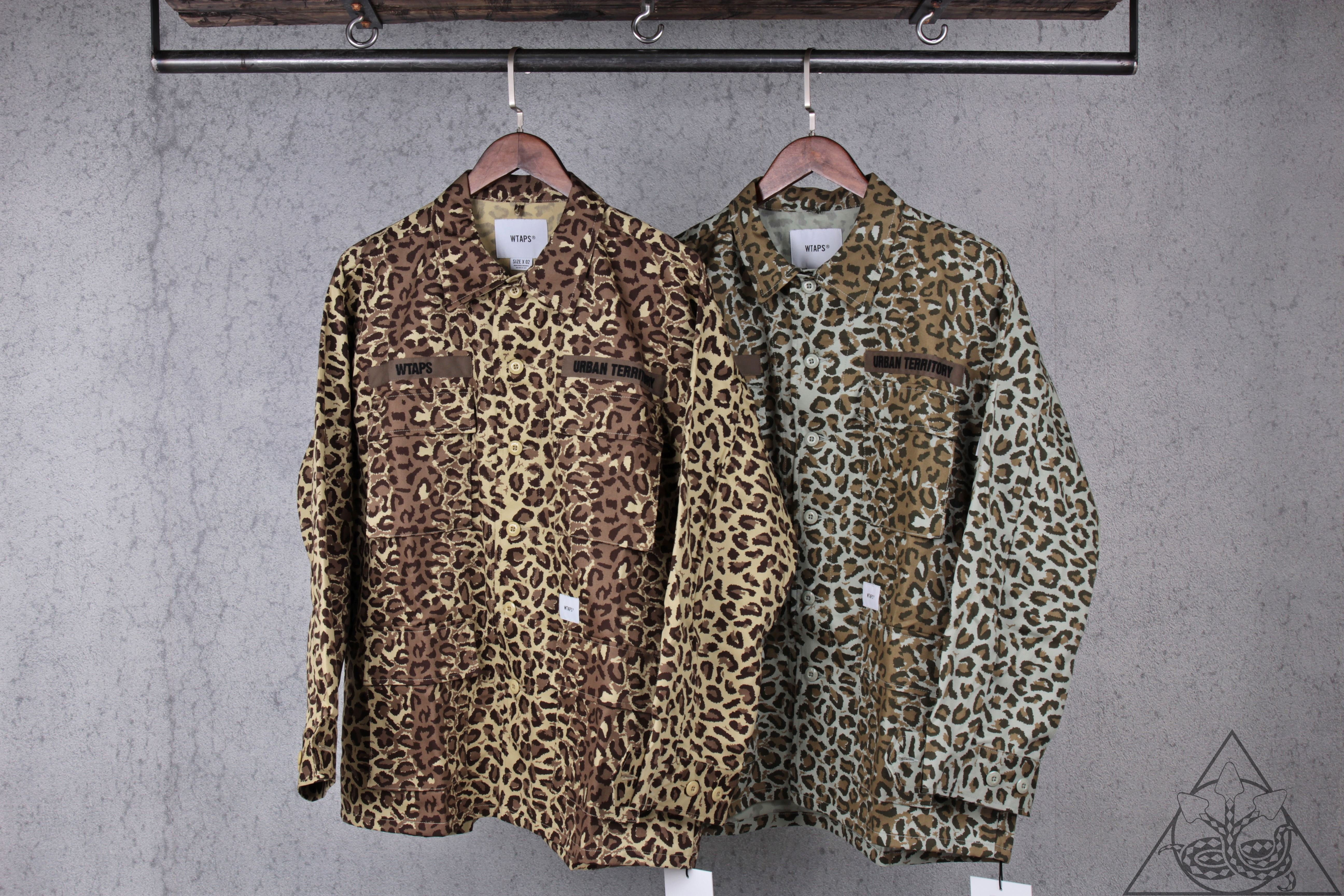 HYDRA】Wtaps Jungle 01 Ls / Cotton. Twill Camo 豹紋 襯衫【WTS147