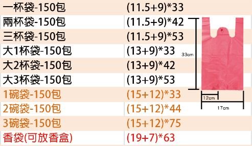 彩色手提背心塑膠袋， 1小包】菜市場袋、花袋可訂做杯袋背心袋.HD.PE