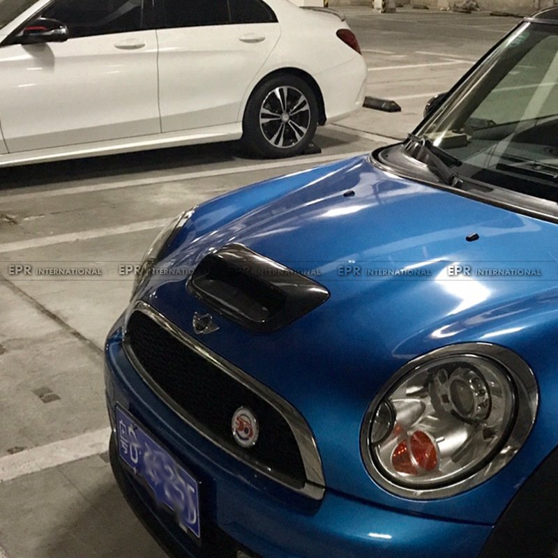 迷你R56 Cooper S 11y Duell AG碳纖維前杠風口 機蓋進出入風鏟蓋--請詢價