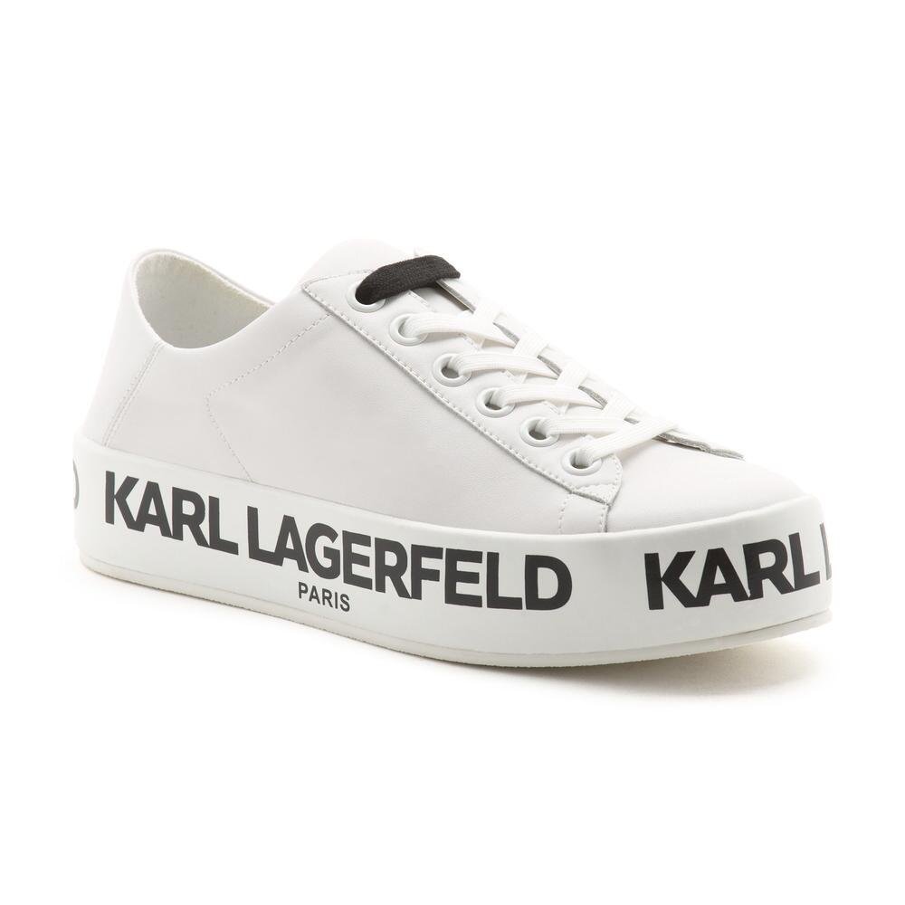 特價中 美國代購 Karl lagerfeld 老佛爺 Logo 經典 休閒鞋 運動鞋 便鞋 白色 | Yahoo奇摩拍賣